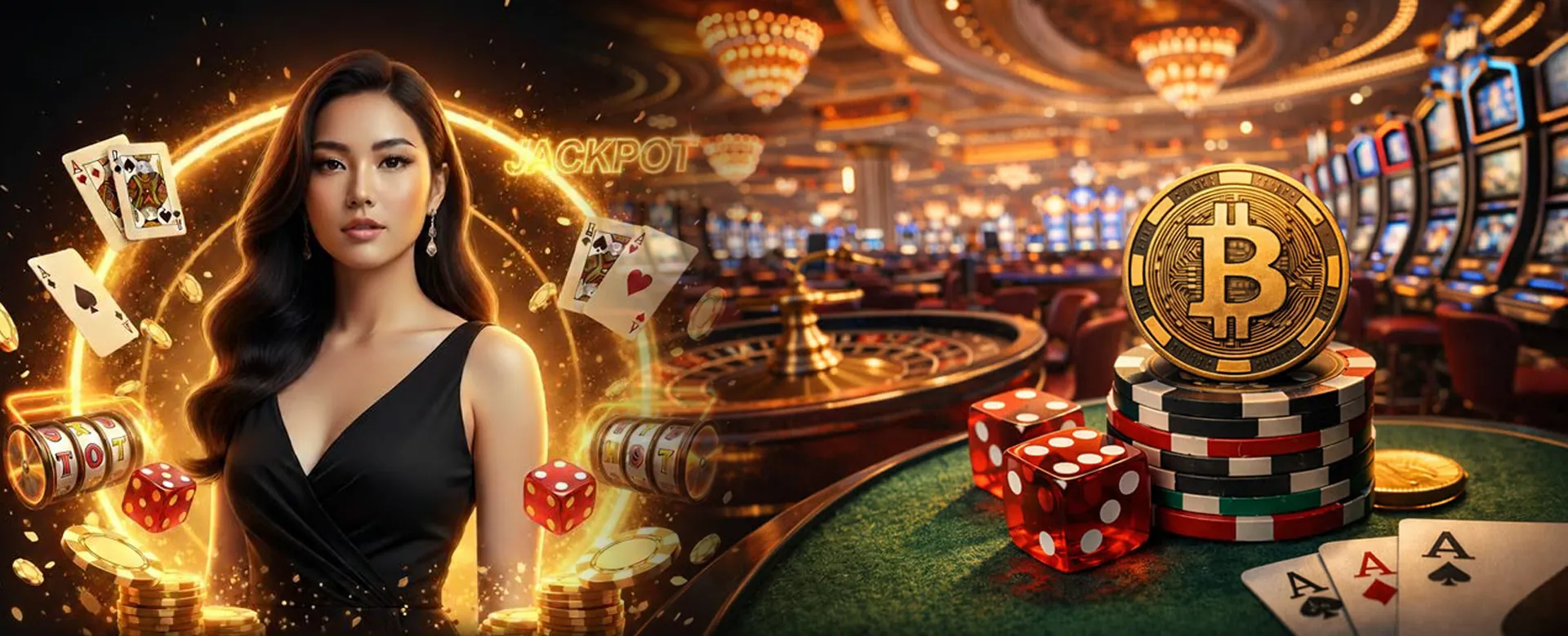 SpinPlus Casino Hero Banner with exciting games